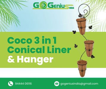 Coco 3 in 1 Conical Liner & Hanger
