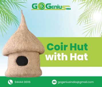 Coir Hut with Hat
